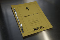 Ferrari Berlinetta 275/GTB - Body Spare Parts Catalogue (Copy) - June 1965