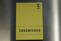 Ferrari Testarossa - Owner's Manual (Original) - 496/88
