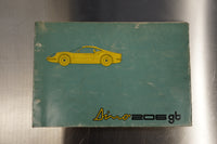 Dino 206 GT - Spare Parts Catalogue (Original) - Very Rare