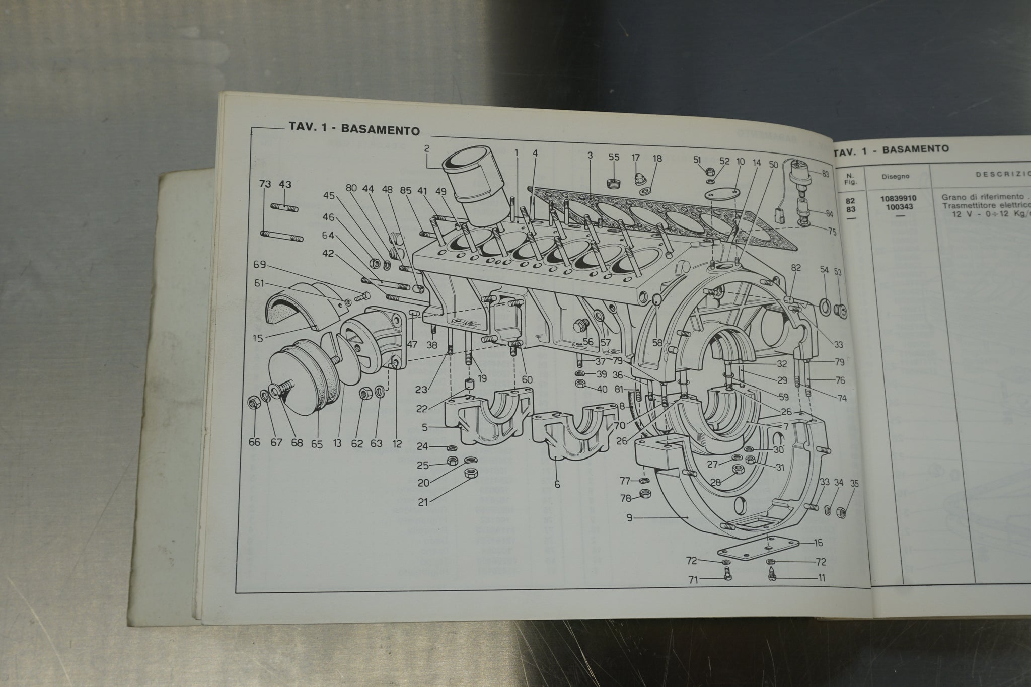 Ferrari 365 GT4/2+2 - Spare Parts Catalogue (Original) - 2/1973