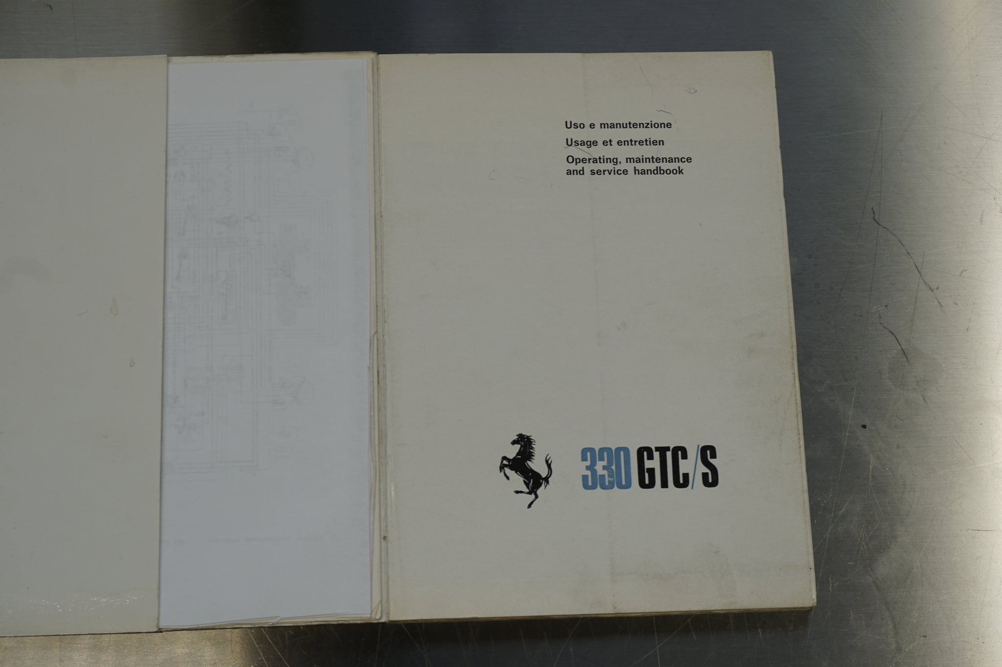 Ferrari 330 GTC/S - Operating Maintenance & Service Handbook (Original) - 32/1969