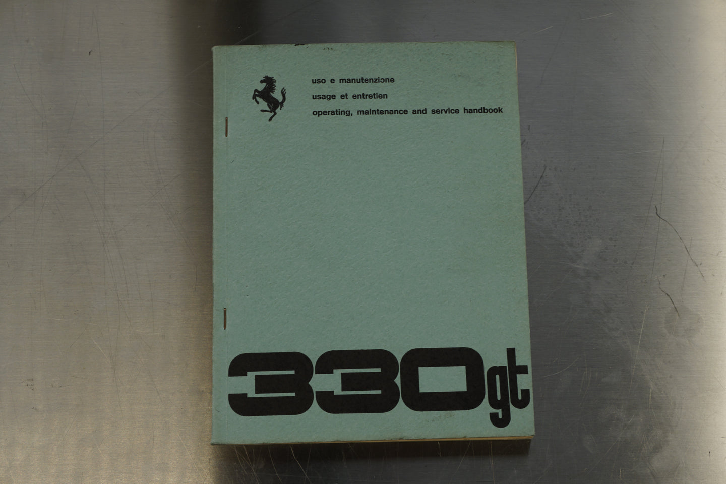 Ferrari 330 GT - Operating, Maintenance & Service Handbook (Reprint)