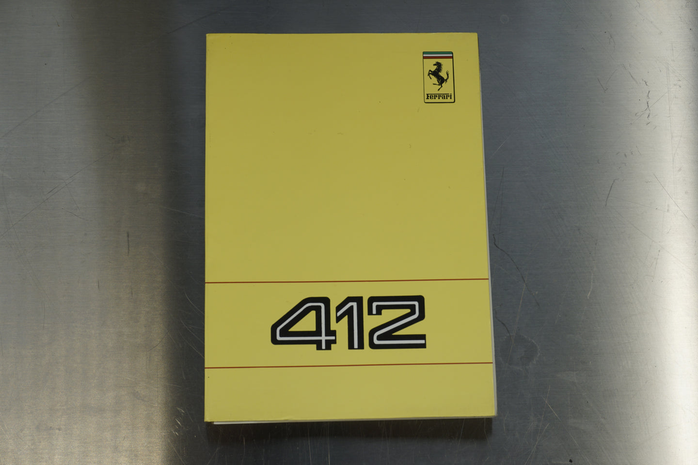 Ferrari 412 - Owner's Manual (Original) - 495/88