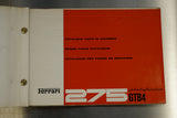 Ferrari 275 GTB4 - Spare Parts Catalogue (Original) - Nr. 17/67