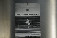 Ferrari 250 GT/E Coupe pininfarina 2+2 - Owner's Manual (Reprint) - Mod.005 Agosto 1961