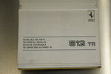 Ferrari 512 TR - Technical Manual (Original) - 727M 11/1992