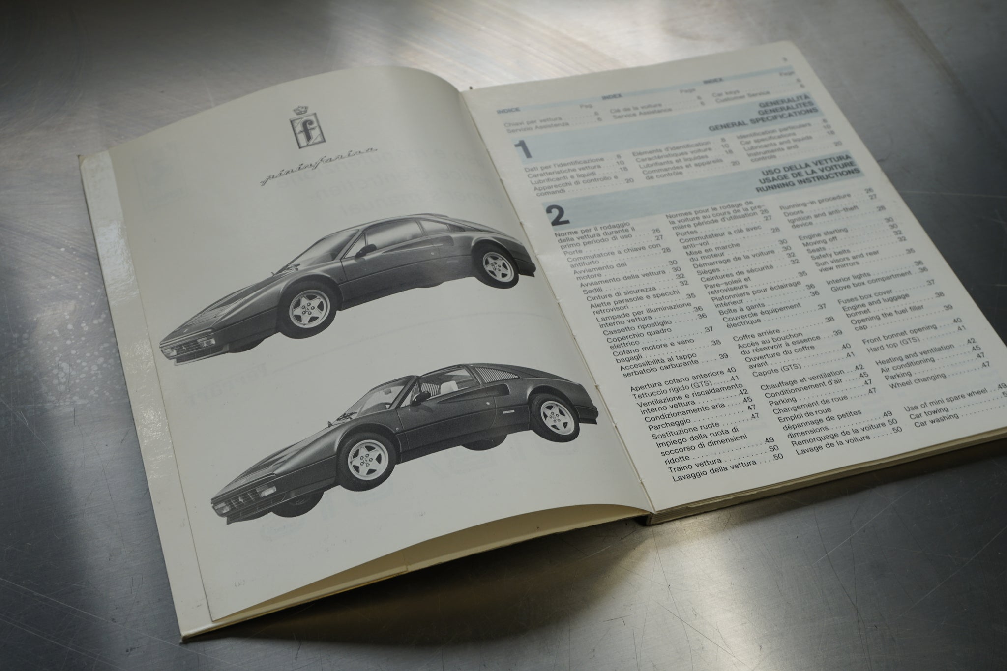 Ferrari 328 - Owner's Manual (Original) - 376/85