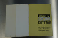 Ferrari 308 GTB - Instruction Book (Original) - 116/75