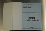 Ferrari 308 Quattrovalvole - Owner's Manual (Original) - 248/82