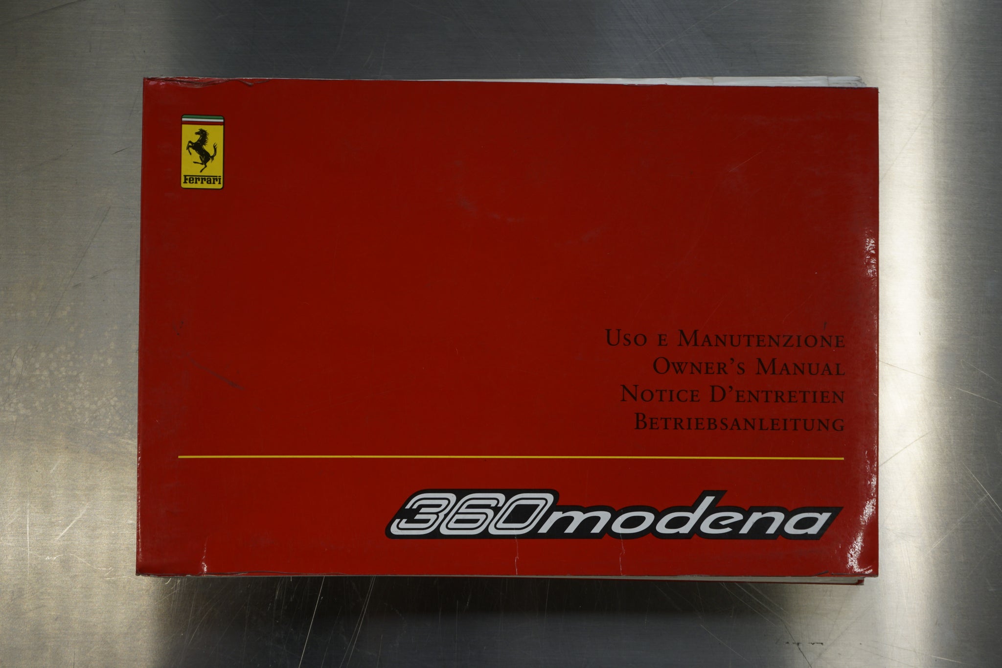 Ferrari 360 Modena - Owner's Manual (Original) - 1463/1999