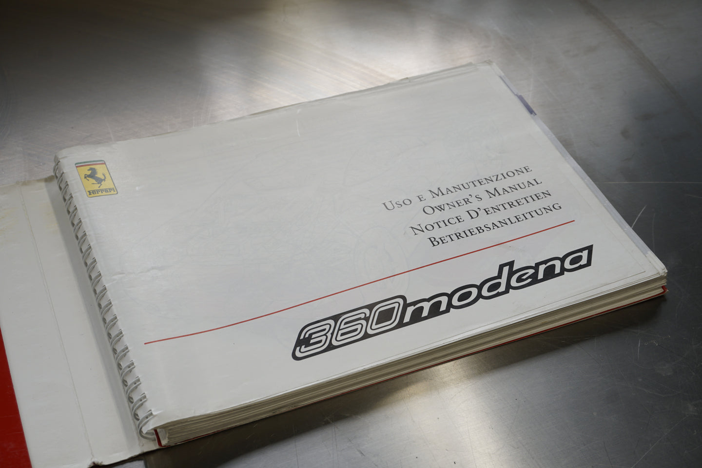 Ferrari 360 Modena - Owner's Manual (Original) - 1463/1999