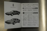 Ferrari 208 GTB/208 GTS - Instruction Book (Reprint)