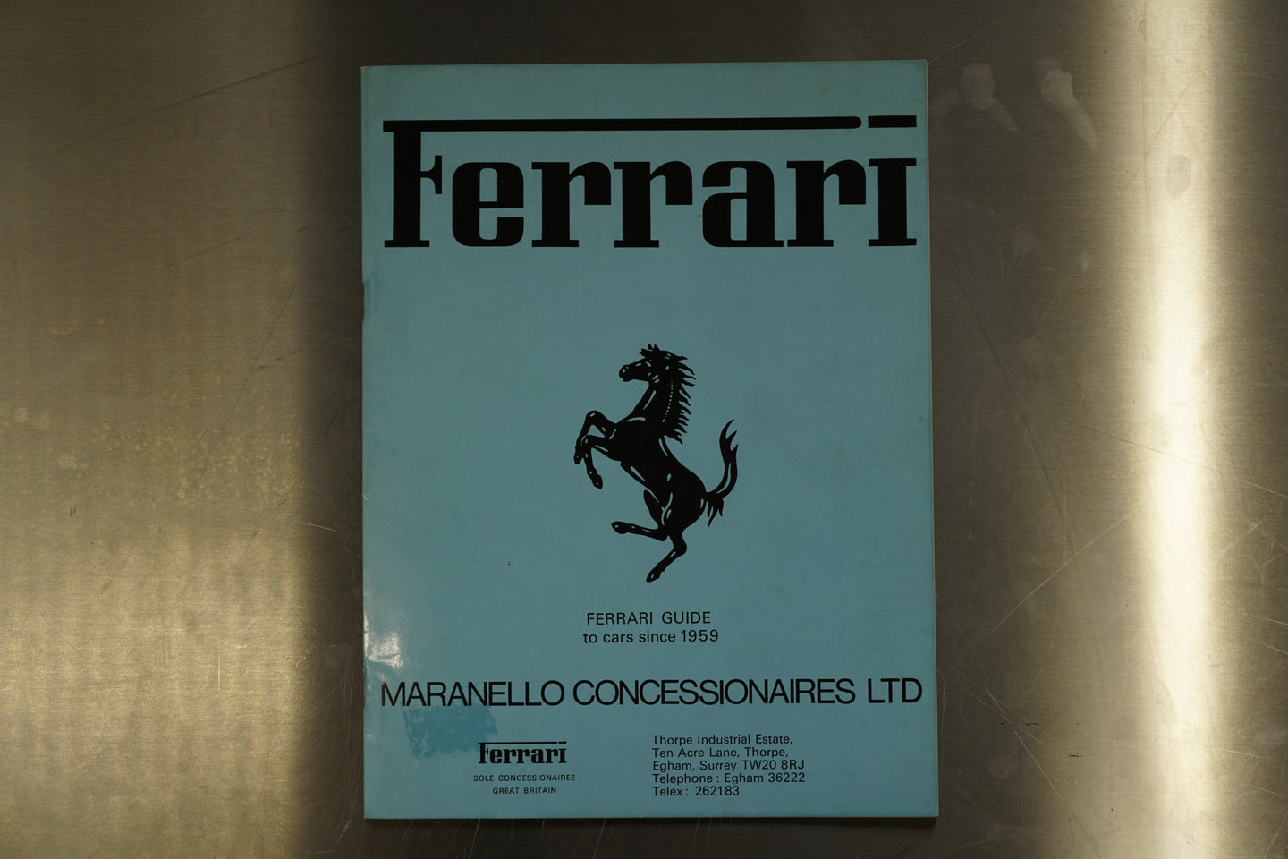 Maranello Concessionaires LTD - Ferrari Guide to cars since 1959 (Original)