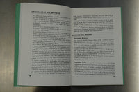 Ferrari 166 Intern/166 Mille Miglia - Use and Maintenance Instructions (Original)