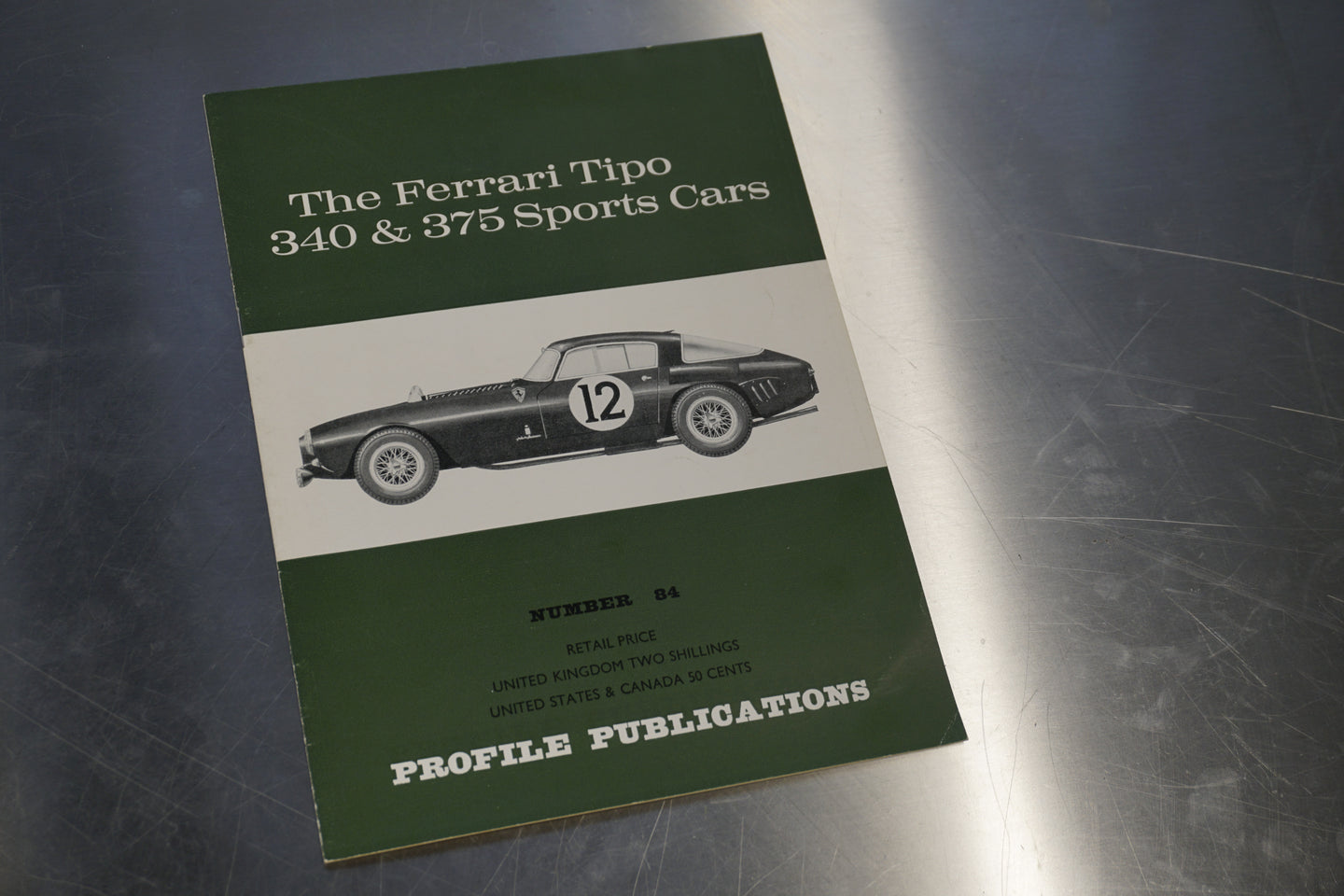 Ferrari Tipo 340/375 - Profile publications (Original) - No.84