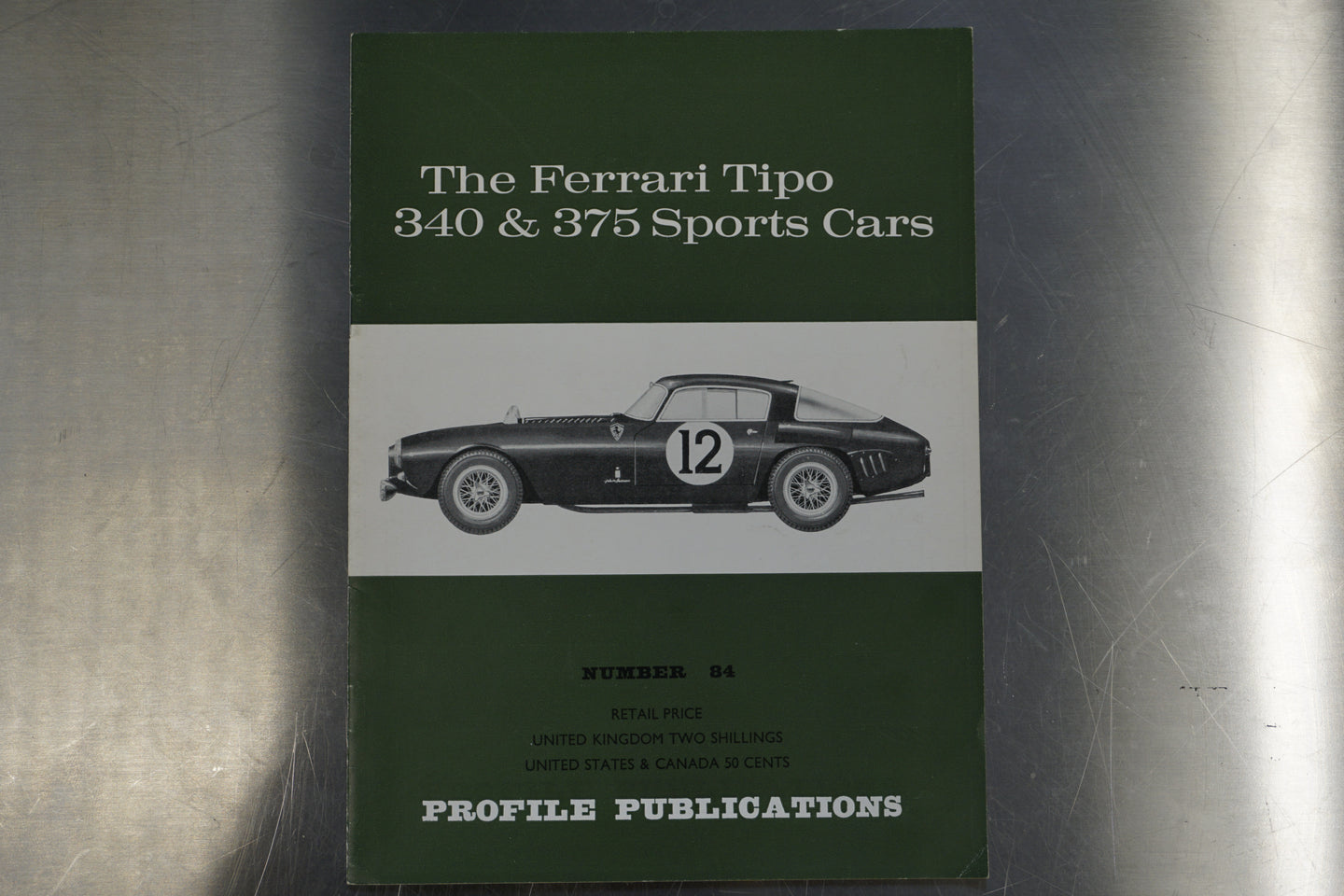 Ferrari Tipo 340/375 - Profile publications (Original) - No.84