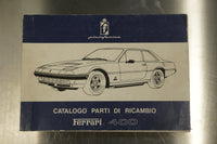 Ferrari 400 GT - Spare Parts Catalogue (Original) - 257/258