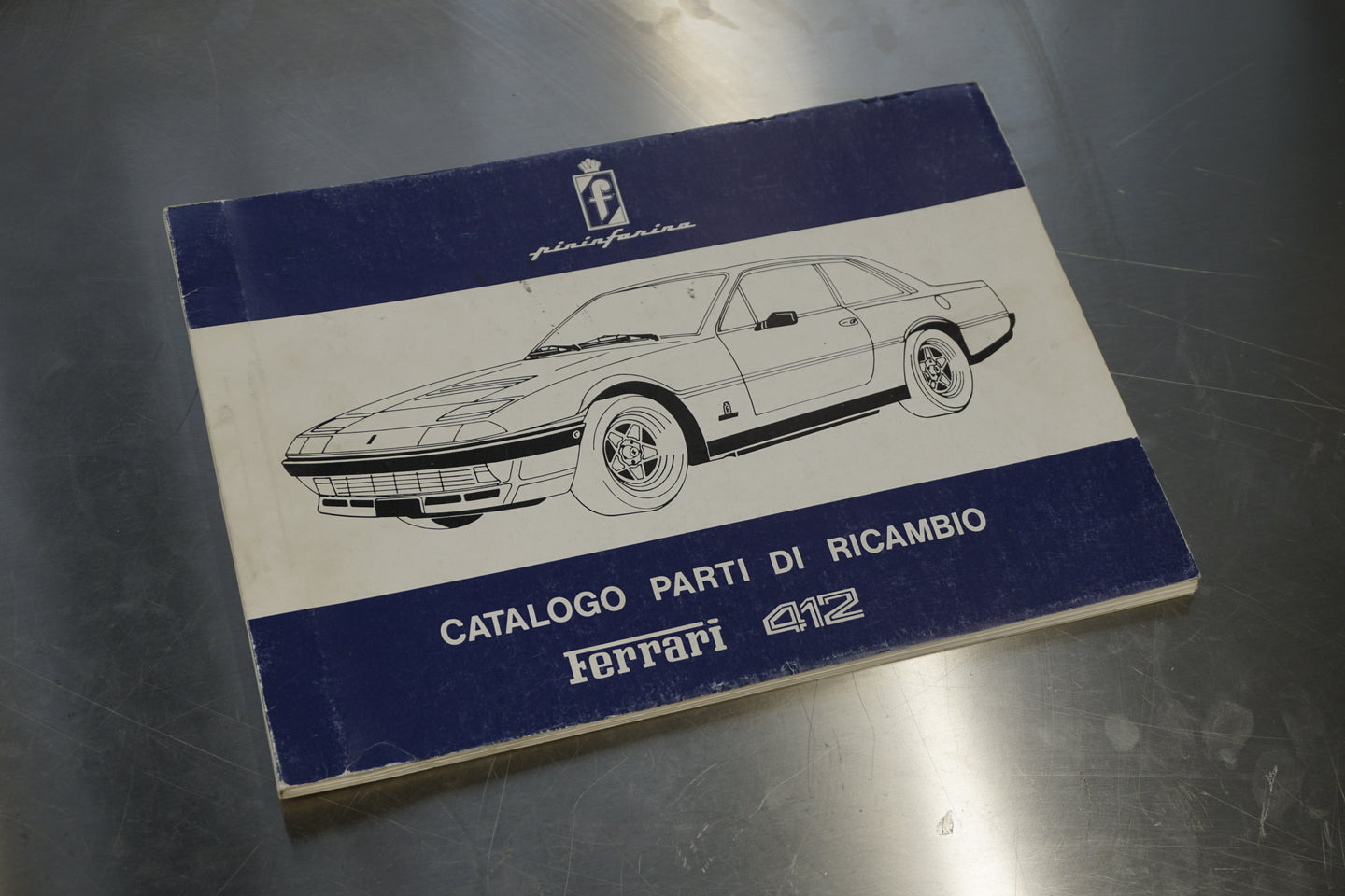 Ferrari 412 - Spare Parts Catalogue (Original) - July 1985