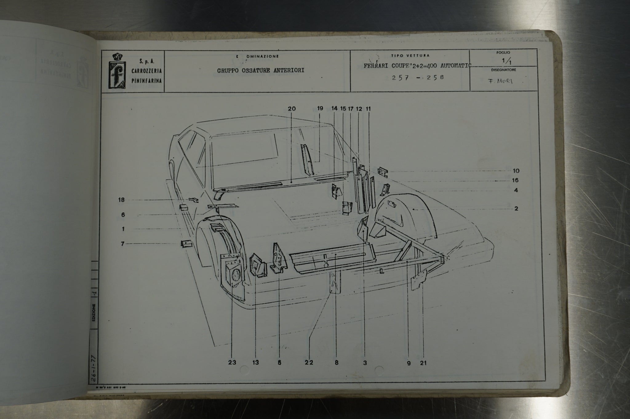 Ferrari 400 GT - Instruction Book (Copy) - 10/1976