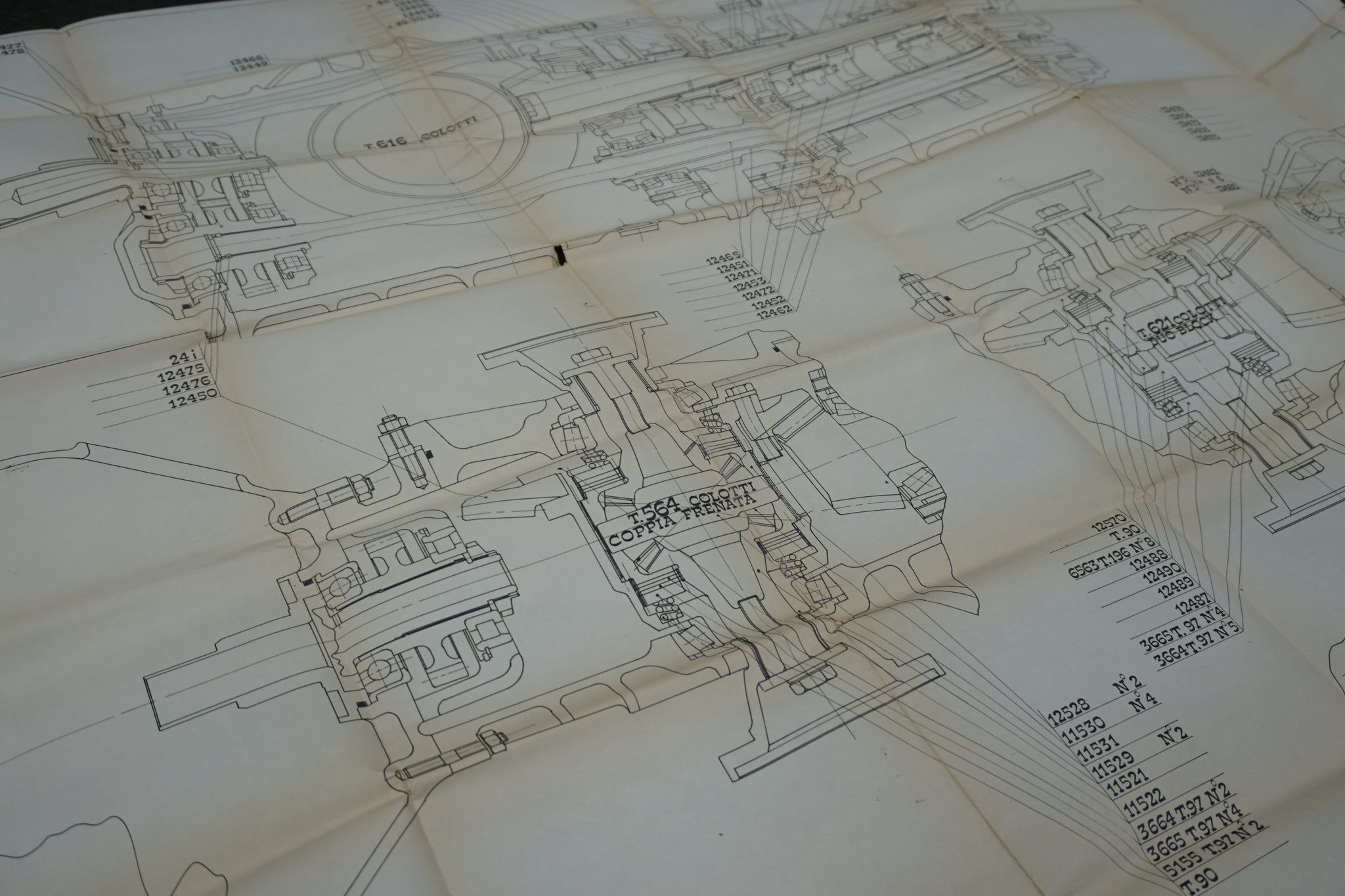 Ferrari 40 - Technical Drawing Gearbox (Copy)